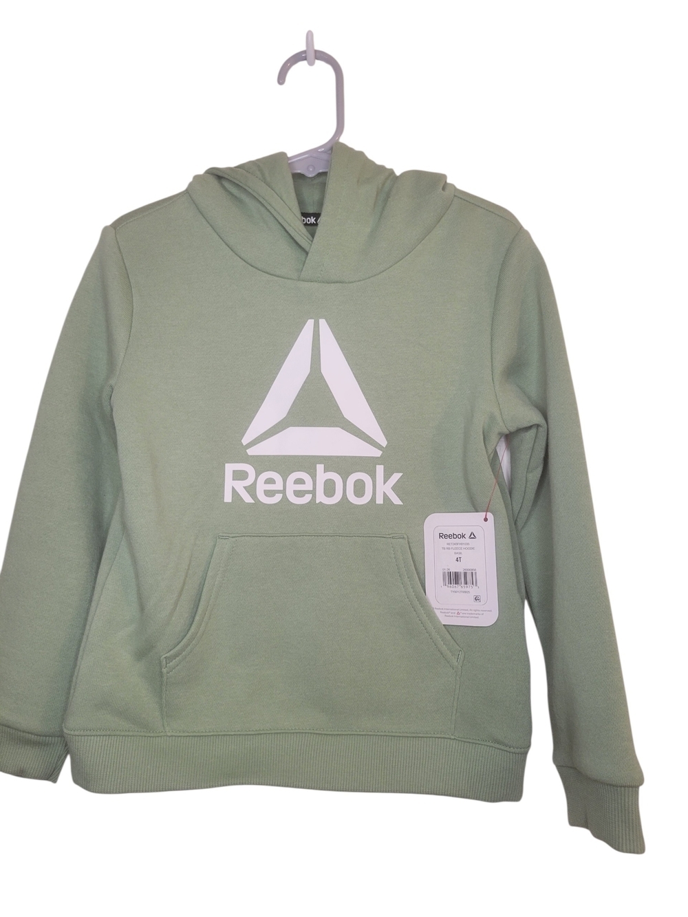 Reebok Kids' Sage Green Logo Hoodie